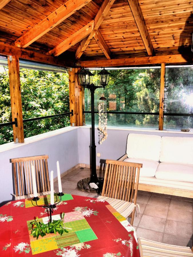 Steinturm Mit Dach-Terrasse Zwischen Fluss, Meer Und Gebirge- Spiti Pirgos Paralia Sergoulas Ngoại thất bức ảnh
